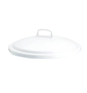 Deksel voor container 50 l wit plastic Ø 45.5 16 Gilac