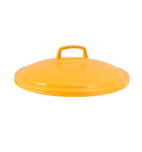 Deksel voor container 50 l geel plastic Ø 45.5 16 Gilac