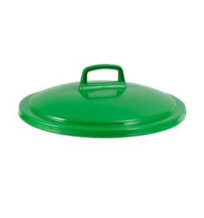 Deksel voor container 50 l groen plastic Ø 45.5 16 Gilac