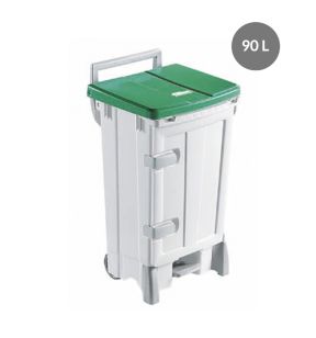 Conteneur plastique 90 L vert Gilac