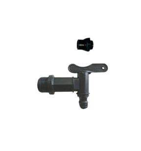Kraantje Zonder deksel zwart plastic xx7.5 Gilac
