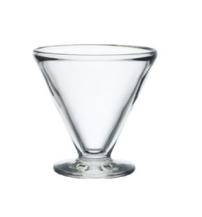 Coupe à dessert transparent verre pressé Ø 9,2 cm Vega La Rochere
