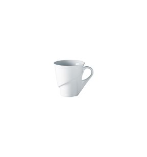 Kopje voor caffè lungo rond wit verglaasd 25 cl Ø 9 Delissea Rak
