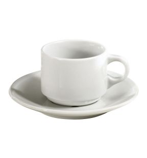 Tasse à thé blanc porcelaine culinaire 18 cl Europe Pillivuyt