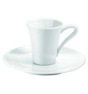 Tasse à café blanc porcelaine culinaire 10 cl Vendome Pillivuyt