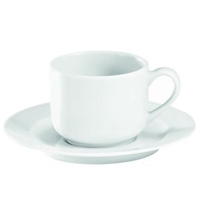 Sous tasse à thé rond blanc porcelaine culinaire Ø 16,5 cm Sancerre Pillivuyt