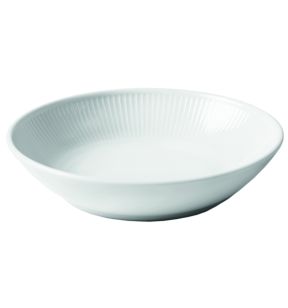 Assiette creuse rond blanc porcelaine culinaire Ø 20 cm Plisse Pillivuyt
