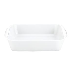 Plat carré blanc porcelaine culinaire 27x27 cm Pillivuyt