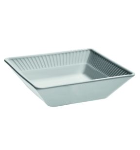 Bol carré blanc porcelaine culinaire 11 cm Plisse Pillivuyt