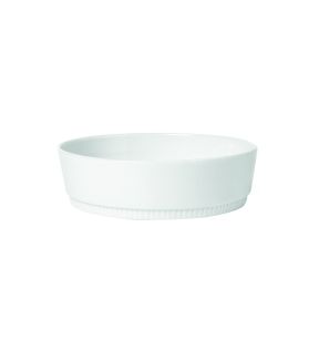 Plat à gratin rond blanc porcelaine culinaire Ø 20 cm Toulouse Pillivuyt