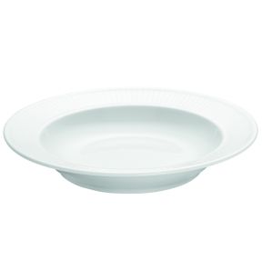 Plat rond blanc porcelaine culinaire Ø 28 cm Plisse Pillivuyt
