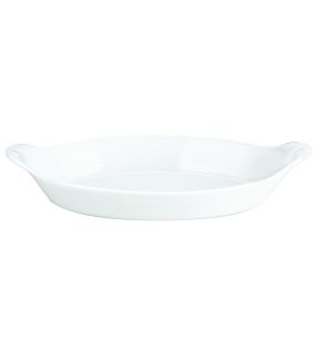 Plat ovale blanc porcelaine culinaire 23x12,9 cm Pillivuyt