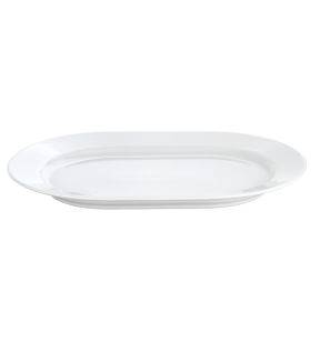 Plat ovale blanc porcelaine culinaire 36 cm Sancerre Pillivuyt