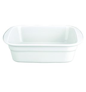 Plat à lasagnes carré blanc porcelaine culinaire 24x24 cm Pillivuyt