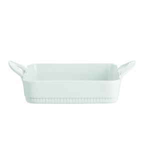 Plat à lasagnes rectangulaire blanc porcelaine culinaire 34x25 cm Toulouse Pillivuyt