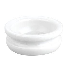 Beurrier rond blanc porcelaine culinaire Ø 6,5 cm Pillivuyt