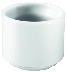 Coquetier rond blanc porcelaine culinaire Ø 4,8 cm Europe Pillivuyt
