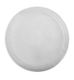 Assiette plate rond blanc porcelaine culinaire Ø 30 cm Plisse Pillivuyt