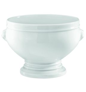 Soupière tête de lion rond blanc porcelaine culinaire Ø 12,5 cm Pillivuyt