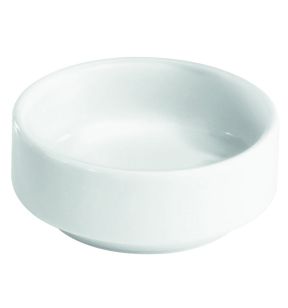 Coupelle rond blanc porcelaine culinaire Ø 8 cm Europe Pillivuyt
