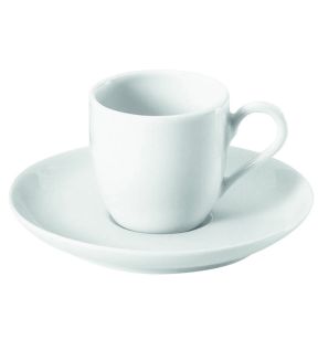Sous tasse à espresso rond blanc porcelaine culinaire Ø 12,7 cm Cecil Pillivuyt