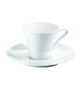 Sous tasse à thé rond blanc porcelaine culinaire Ø 16,5 cm Louna Pillivuyt