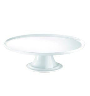 Plat à mignardises rond blanc porcelaine culinaire Ø 30 cm Patisserie Pillivuyt