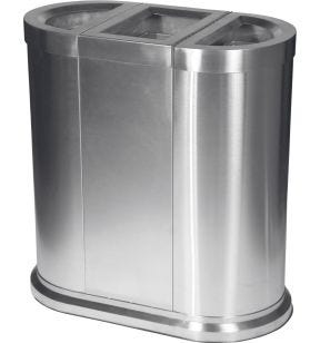 Station tri inox 150 L argent Probbax