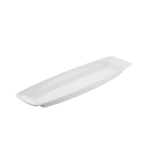 Plat GN porcelaine culinaire blanc 53x16,2x3,8 cm Alexandrie Revol