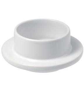 Beurrier rond blanc porcelaine culinaire Ø 9 cm Les Essentiels Revol