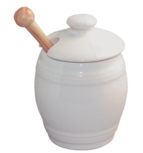 Mosterdpot rond wit culinair Ø 7 Les Essentiels Revol