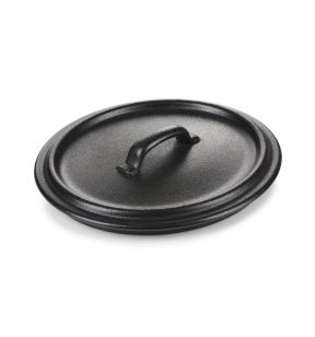 Couvercle pour cocotte ovale noir porcelaine culinaire 13,5x12,2 cm Belle Cuisine Revol