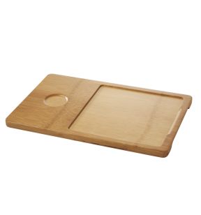 Plateau carré beige bambou 37 cm Revol
