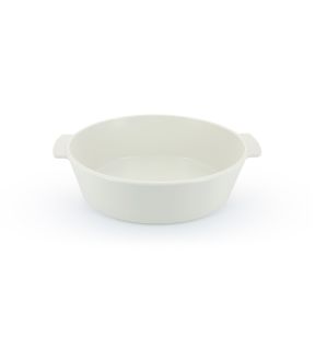 Cocotte avec induction ovale blanc porcelaine culinaire 30,5x25,5 cm Revolution 2 Revol