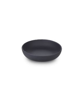 Assiette coupe creuse rond noir porcelaine culinaire Ø 22 cm Basalt Revol