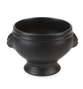Soupière tête de lion rond noir porcelaine culinaire Ø 11,5 cm French Classics Revol