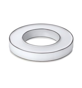 Centre de table rond blanc porcelaine culinaire Ø 27,5 cm  Caractère Revol