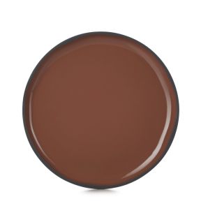 Assiette plate rond rouge porcelaine culinaire Ø 21 cm  Caractère Revol