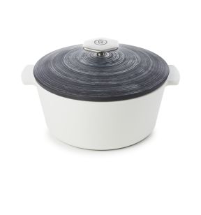 Cocotte rond noir porcelaine culinaire Ø 22 cm Revolution 2 Revol