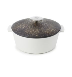 Cocotte rond noir porcelaine culinaire Ø 26 cm Revolution 2 Revol
