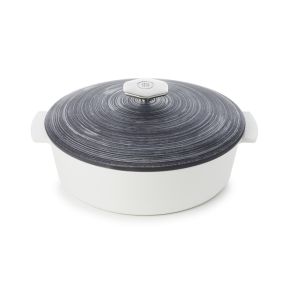 Cocotte basse rond noir porcelaine culinaire Ø 28 cm Revolution 2 Revol