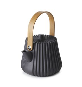 Théière rond noir porcelaine culinaire 58 cl Ø 12,5 cm Pekoe Revol