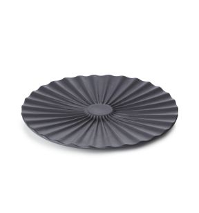 Sous-tasse rond noir porcelaine culinaire Ø 14 cm Pekoe Revol