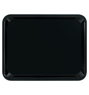 Plateau stratifié GN1/2 bois noir 32,5x26,5 cm Platex