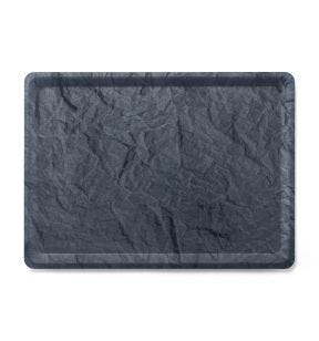Plateau stratifié bois gris 37x28 cm Platex