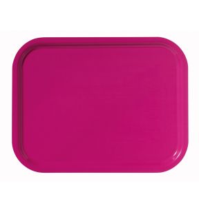 Plateau stratifié bois fuschia 37x28 cm Platex