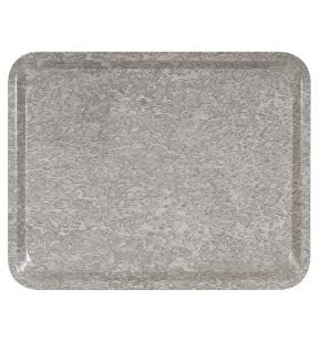 Plateau stratifié bois gris 40x30 cm Platex