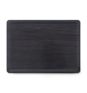 Plateau stratifié bois noir 40x30 cm Platex