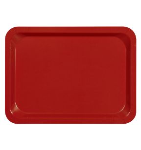 Plateau stratifié bois rouge 40x30 cm Platex