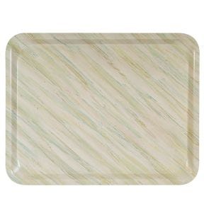 Plateau stratifié bois ivoire 46x36 cm Platex